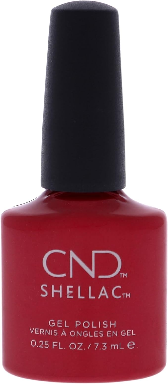 Shellac Nail Color - Red Baroness by CND for Women - 0.25 oz Nail Polish