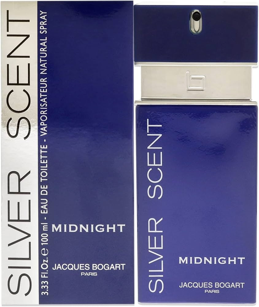 Silver Scent Midnight by Jacques Bogart for Men - 3.3 oz EDT Spray