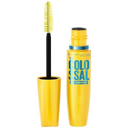 The Colossal Volum Express Waterproof Mascara - 240 Glam Black by Maybelline for Women - 0.27 oz Mascara