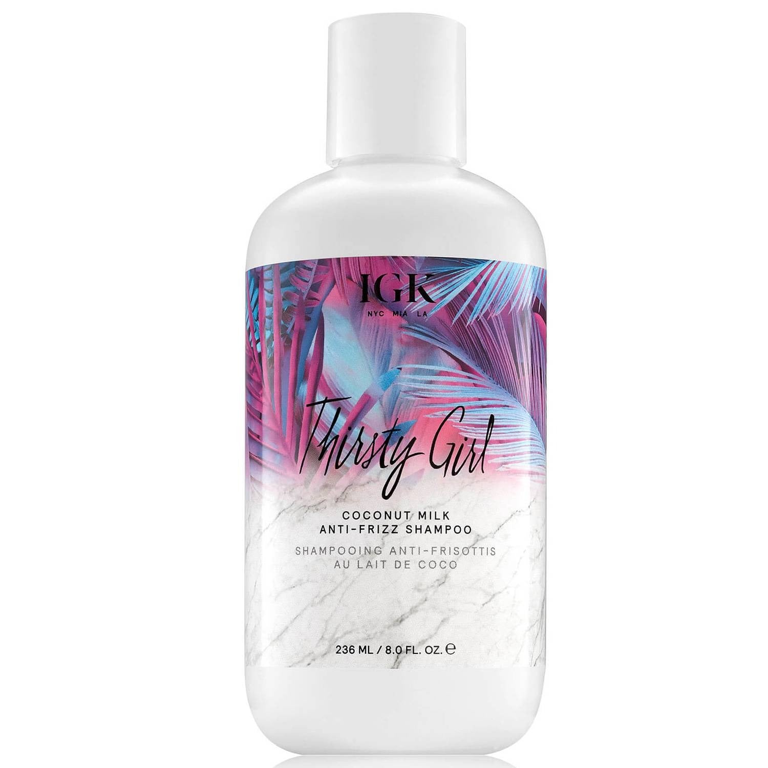 Thirsty Girl Coconut Milk Anti-Frizz Shampoo by IGK for Unisex - 8 oz Shampoo