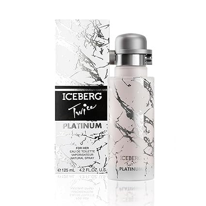 Twice Platinum by Iceberg for Women - 4.2 oz EDT Spray