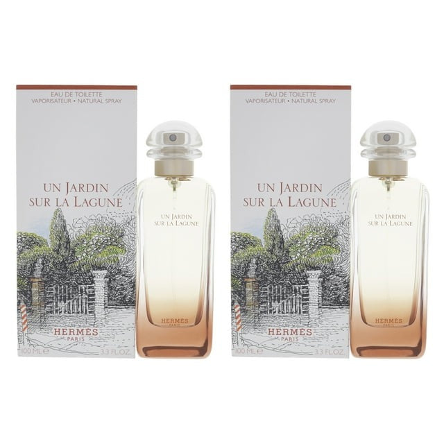 Un Jardin Sur La Lagune by Hermes for Unisex - 3.3 oz EDT Spray - Pack of 2