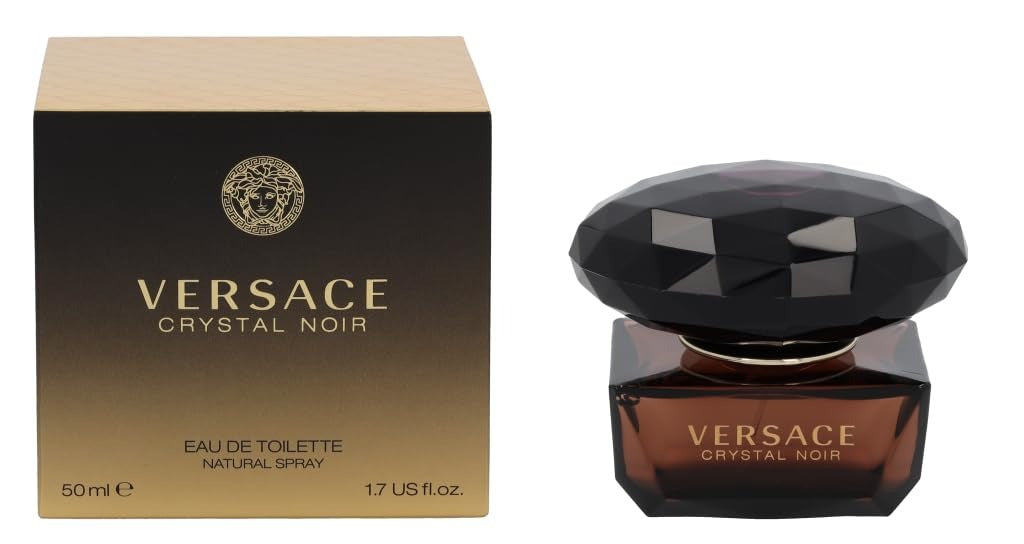 Versace Crystal Noir by Versace for Women - 1.7 oz EDT Spray - Pack of 2