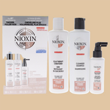 System 3 Kit by Nioxin for Unisex - 3 Pc 10.1oz Color Safe Cleanser Shampoo, 10.1 oz Color Safe Scalp Therapy Conditioner, 1Liter Color Safe Scalp and Hair Treatment