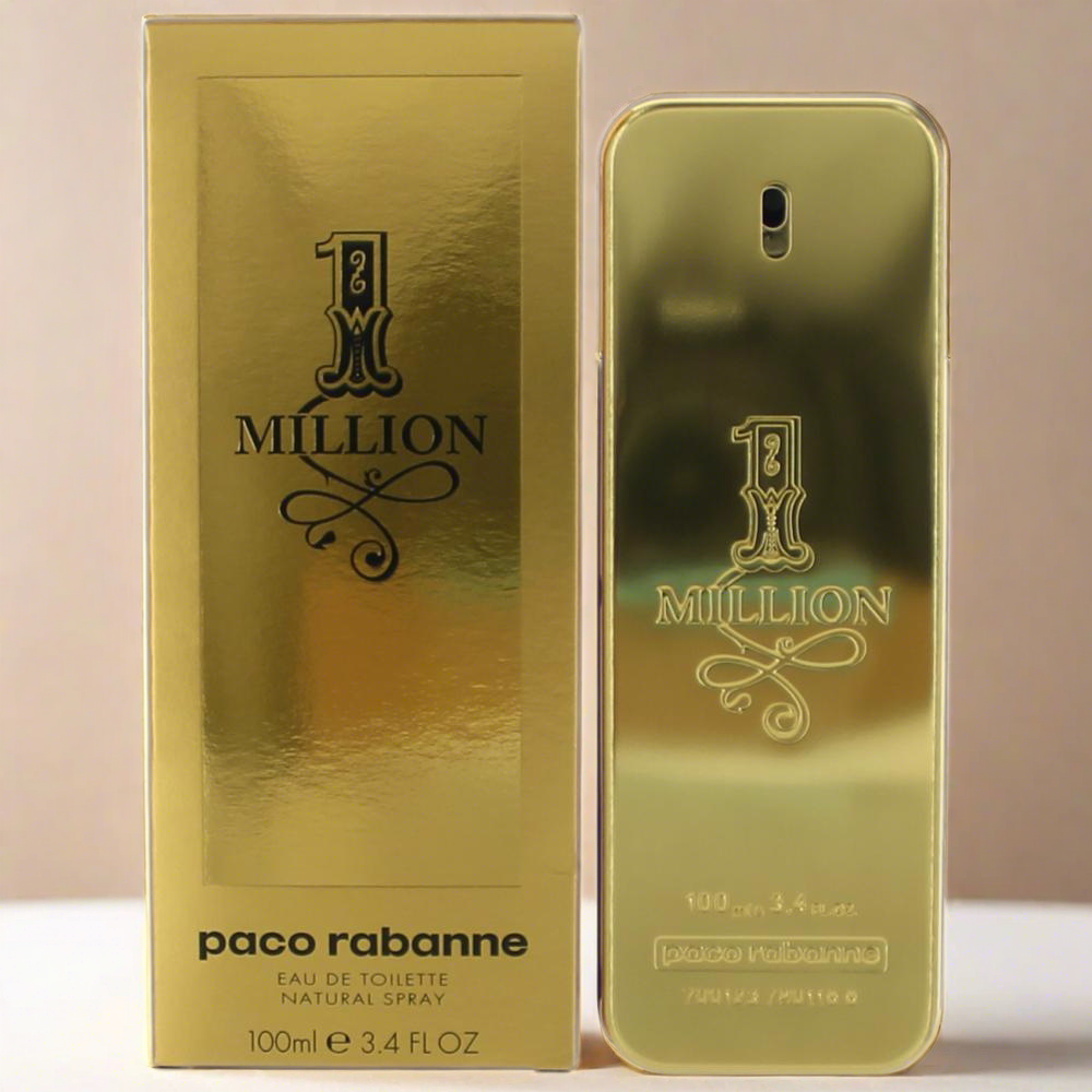 1 Million by Paco Rabanne, 3.4 oz Eau De Toilette Spray for Men