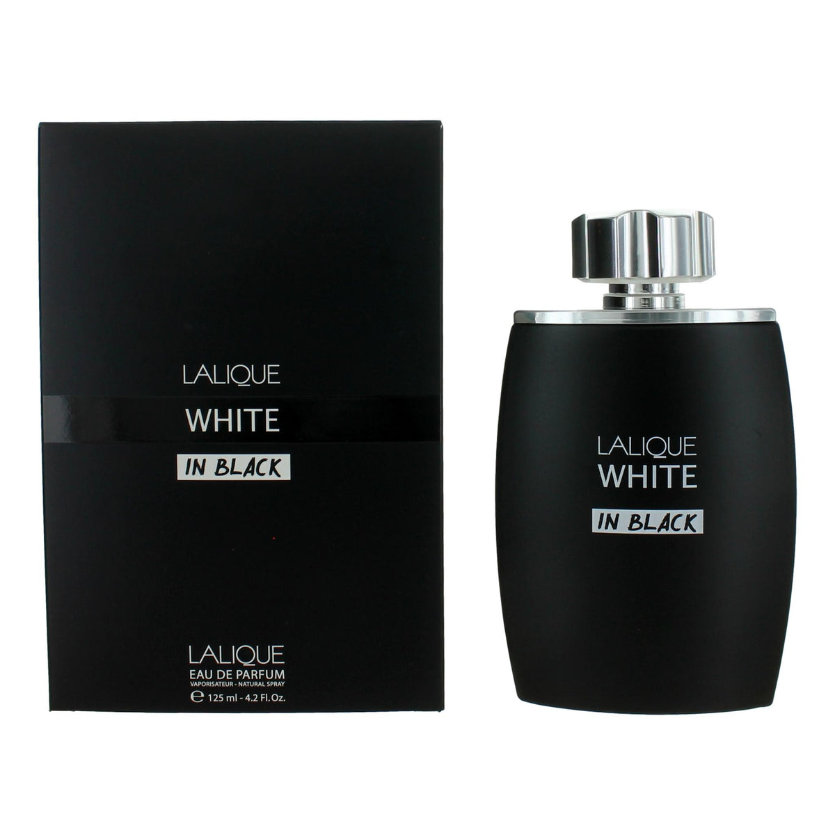 White In Black by Lalique, 4.2 oz Eau De Parfum Spray for Unisex