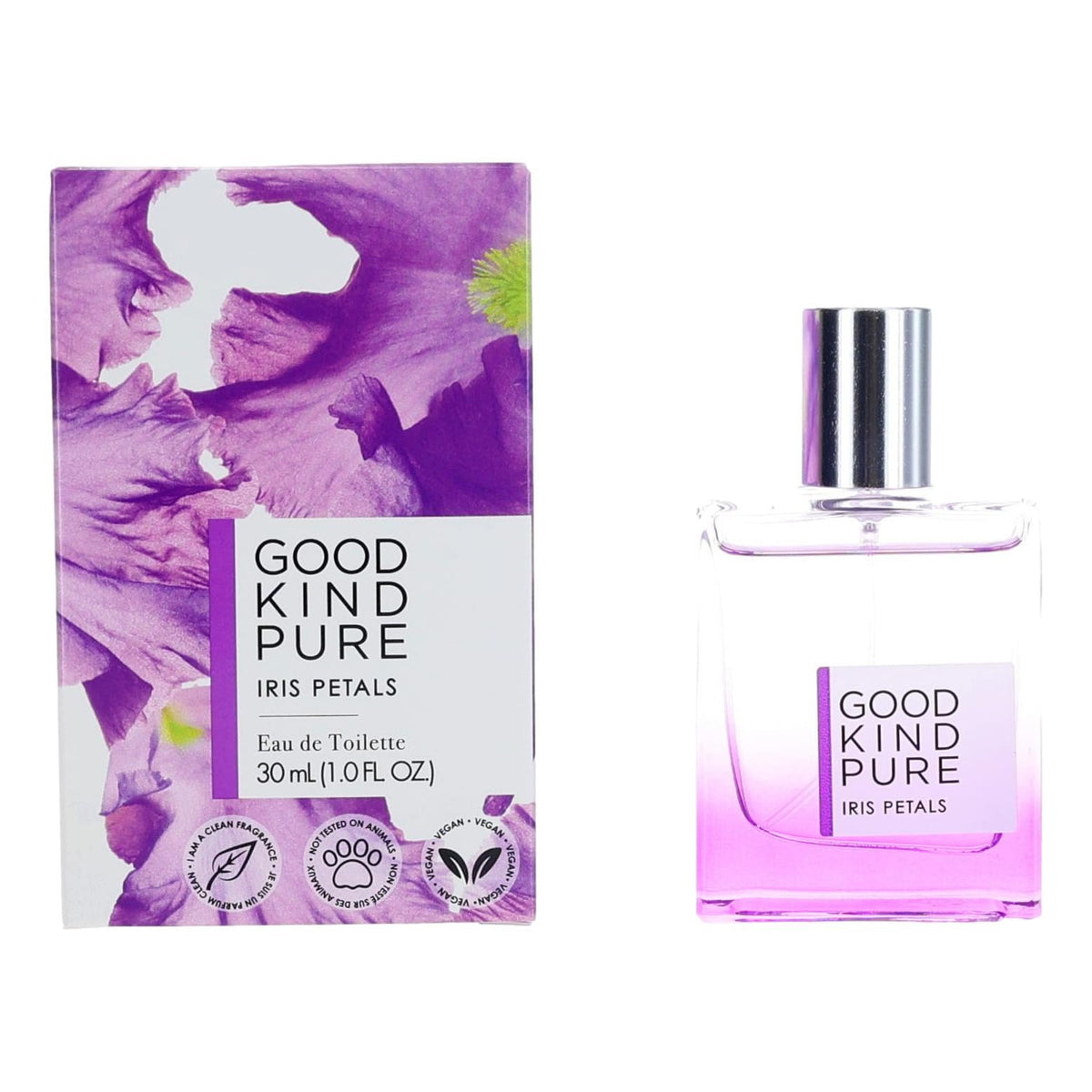 Good Kind Pure Iris Petals by Coty, 1 oz Eau de Toilette Spray for Women