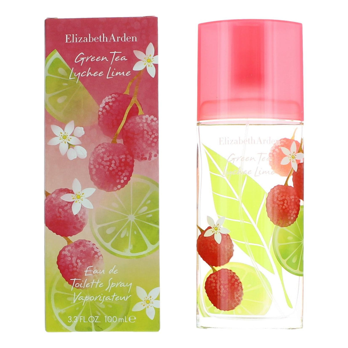 Green Tea Lychee Lime by Elizabeth Arden, 3.3 oz Eau De Toilette Spray for Women