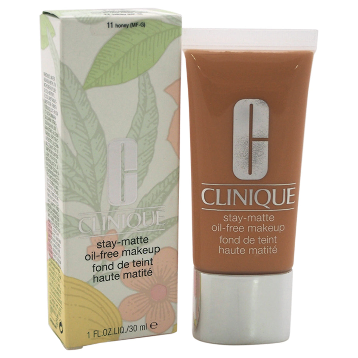 Stay-Matte Oil-Free Makeup - 11 Honey (MF-G) - Dry Combination To Oily by Clinique for Women - 1 oz Makeup