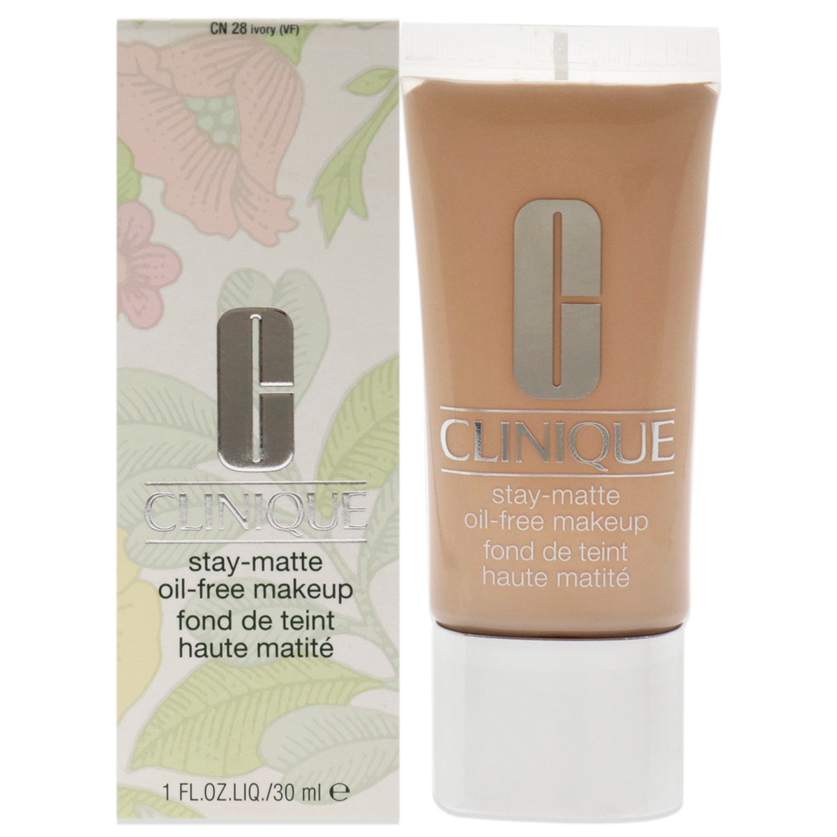 Stay-Matte Oil-Free Makeup - CN 28 Ivory VF by Clinique for Women - 1 oz Makeup