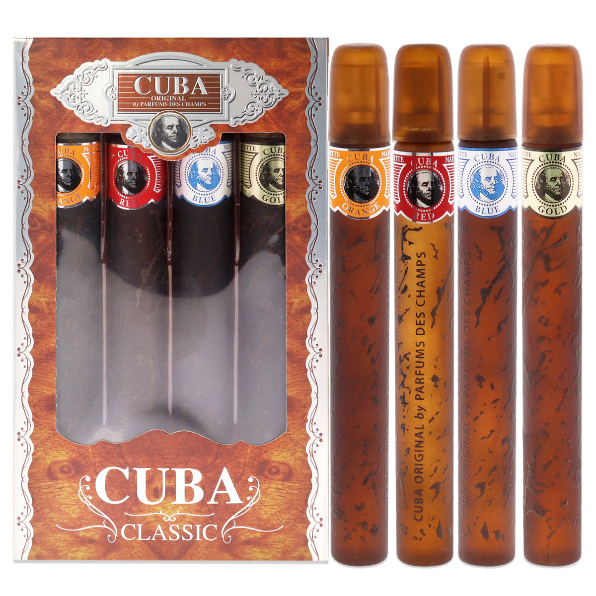 Cuba by Cuba for Men - 4 Pc Gift Set