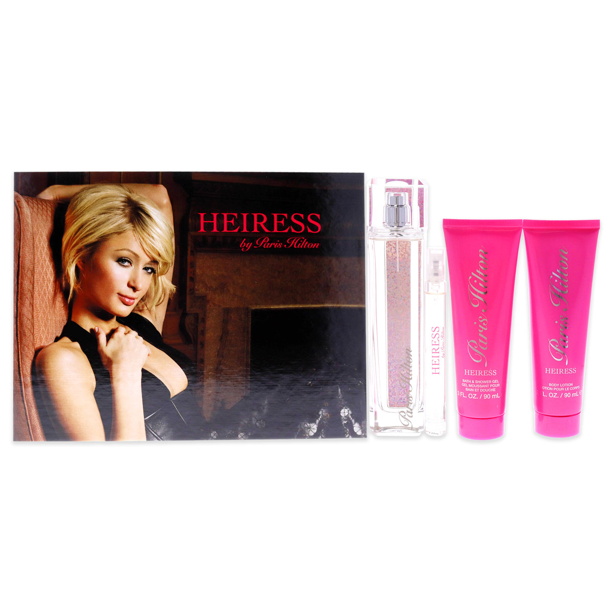 Heiress by Paris Hilton for Women - 4 Pc Gift Set