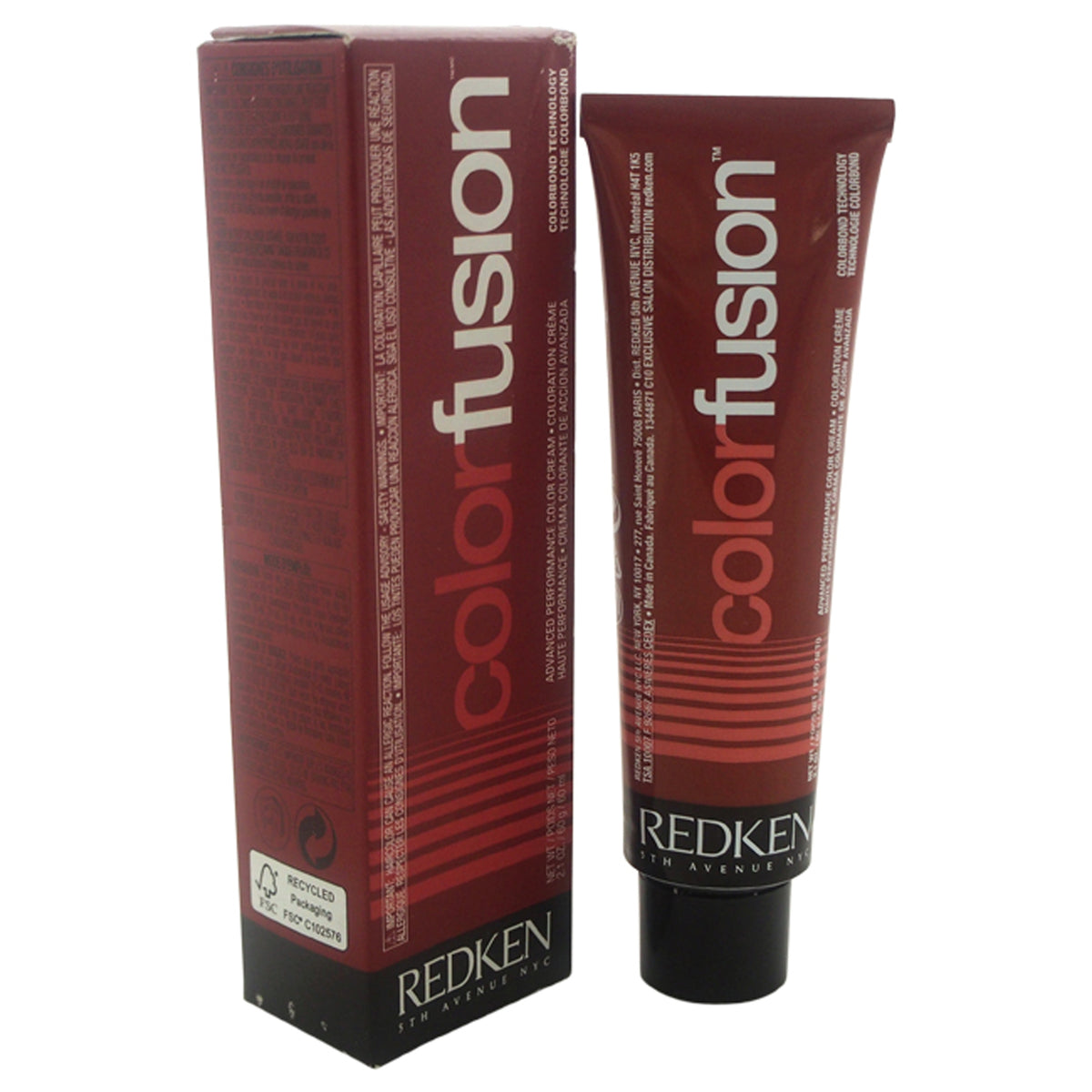 Color Fusion Color Cream Fashion - 5T Titanium by Redken for Women - 2.1 oz Hair Color