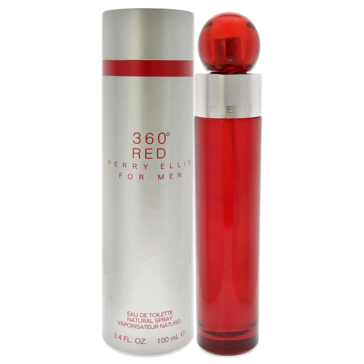 360 Red by Perry Ellis for Men - 3.4 oz EDT Spray