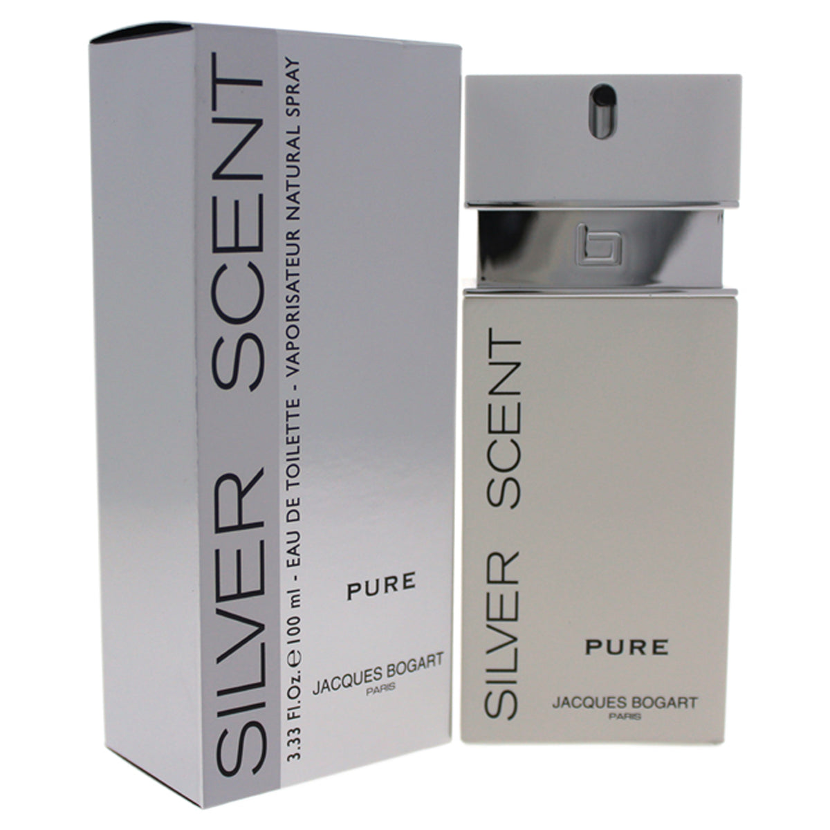 Silver Scent Pure by Jacques Bogart for Men - 3.3 oz EDT Spray