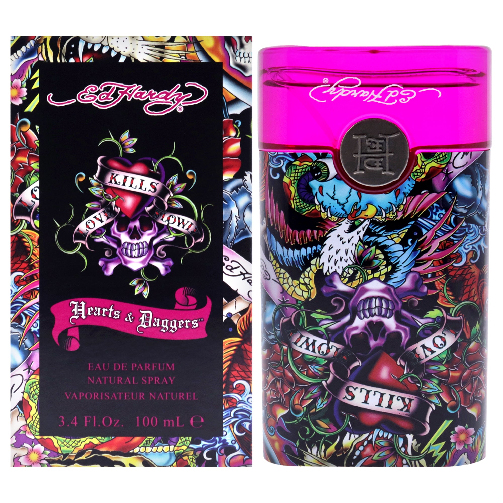 Ed Hardy Hearts Daggers by Christian Audigier for Women - 3.4 oz EDP Spray