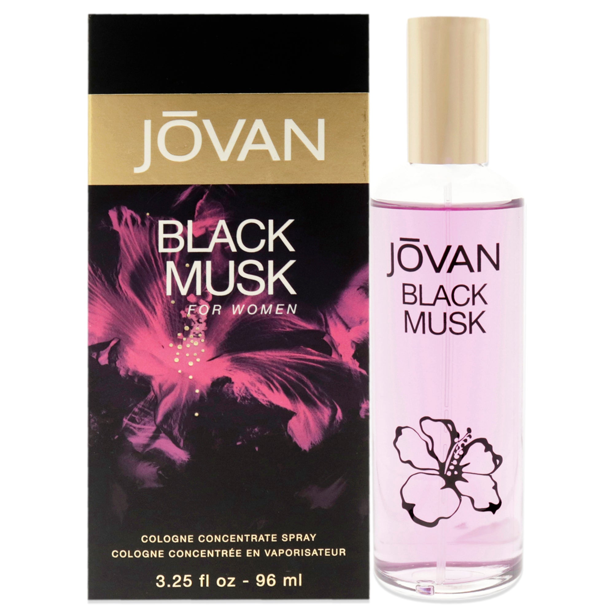 Jovan Black Musk by Jovan for Women - 3.25 oz Cologne Concentrate Spray