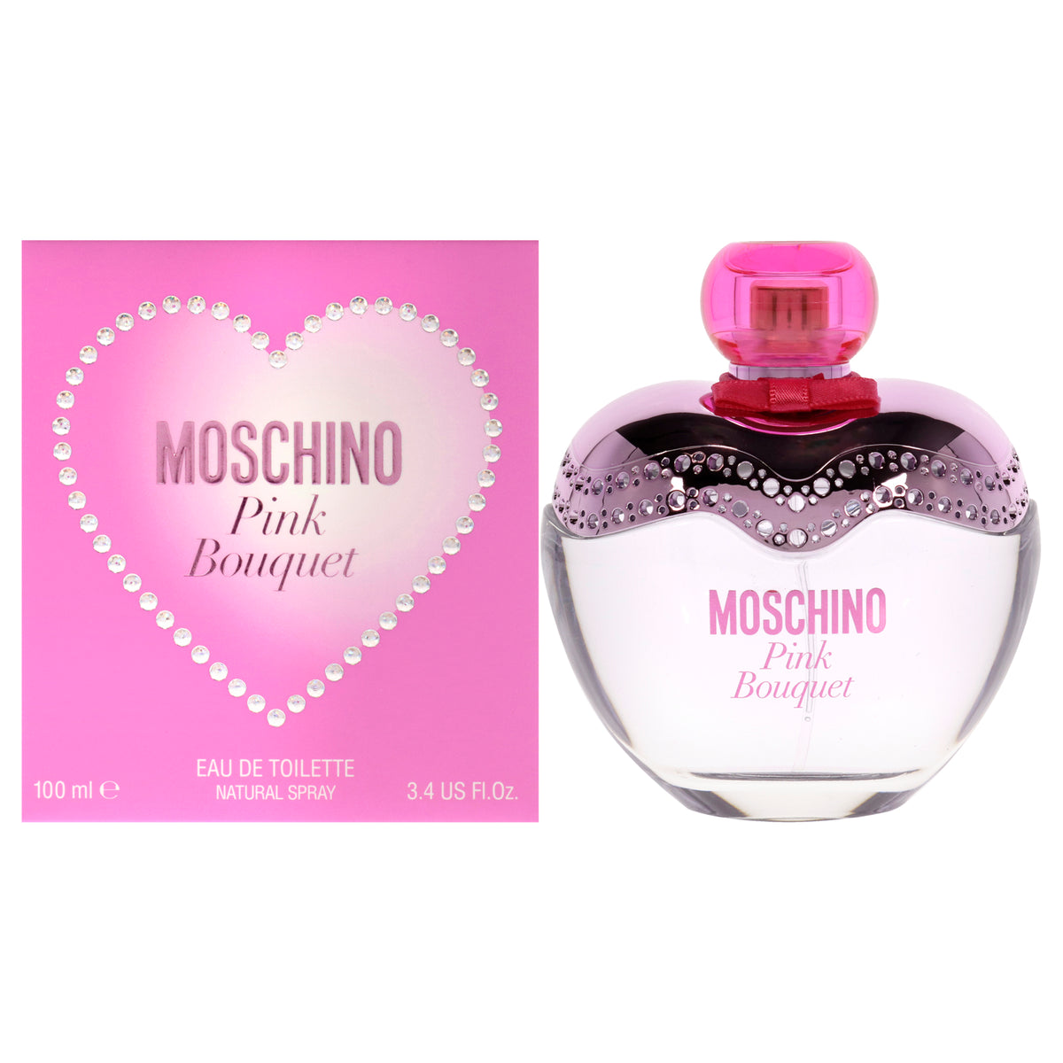 Pink Bouquet by Moschino for Women - 3.4 oz EDT Spray