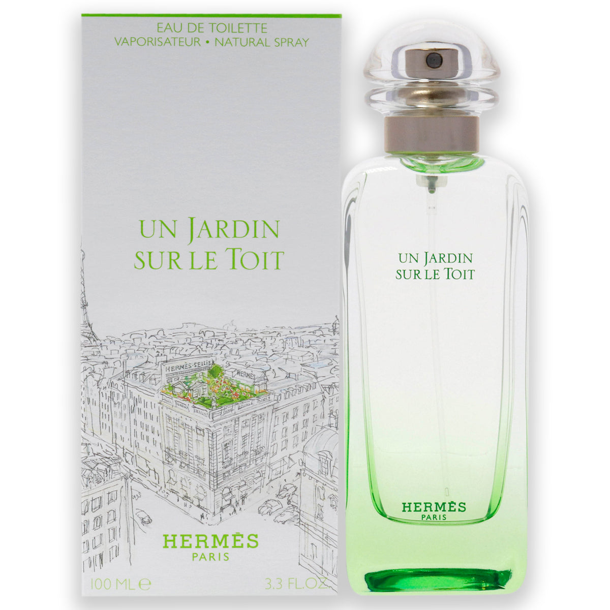 Un Jardin Sur Le Toit by Hermes for Women - 3.3 oz EDT Spray