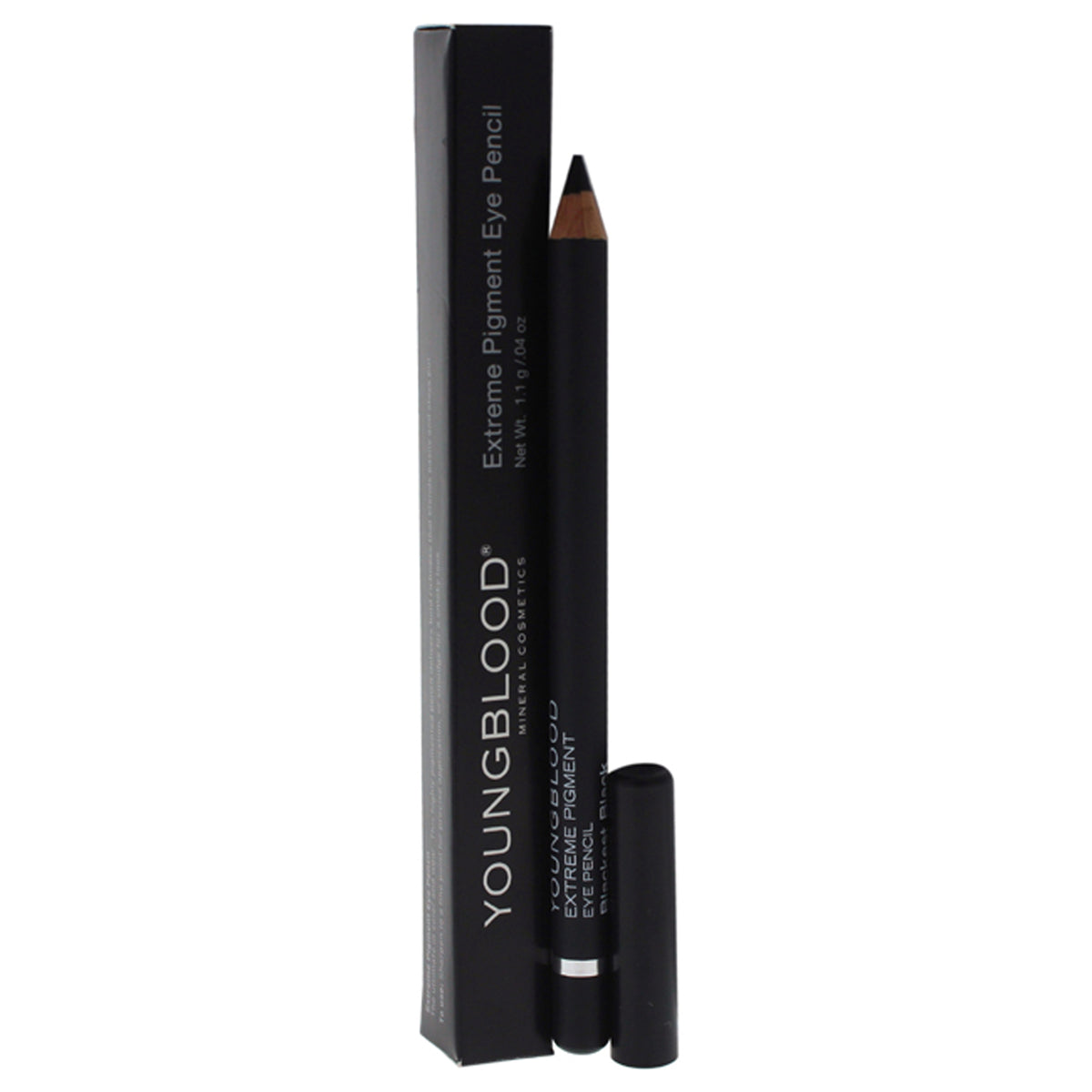 Extreme Pigment Eye Pencil - Blackest Black by Youngblood for Women - 0.04 oz Eye Pencil