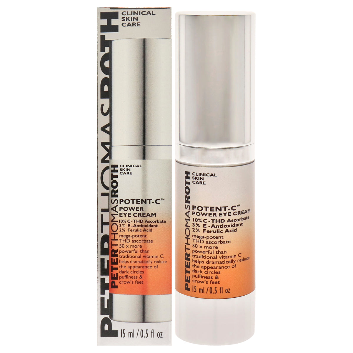 Potent-C Power Eye Cream by Peter Thomas Roth for Unisex - 0.5 oz Cream