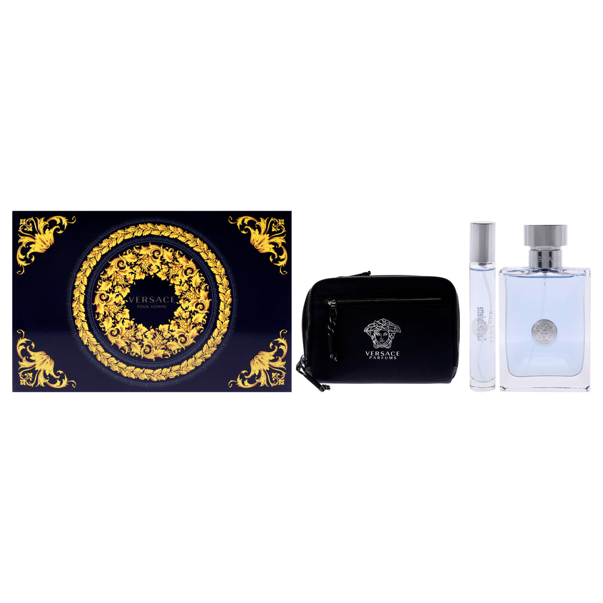 Versace Pour Homme by Versace for Men - 3 Pc Gift Set