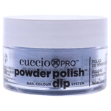 Pro Powder Polish Nail Colour Dip System - Blue with Blue Mica by Cuccio Colour for Women - 0.5 oz Nail Powder