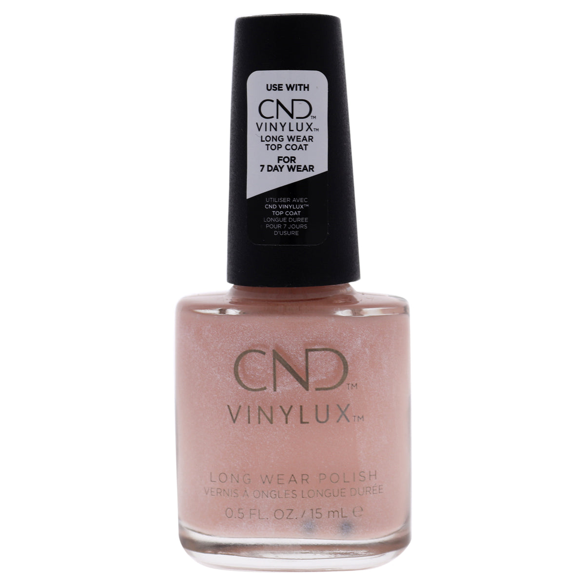 Vinylux Weekly Polish - 118 Grapefruit Sparkle by CND for Women - 0.5 oz Nail Polish