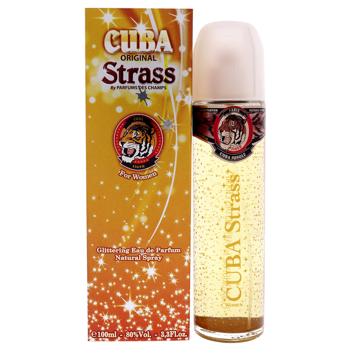 Cuba Strass Tiger by Cuba for Women - 3.3 oz EDP Spray