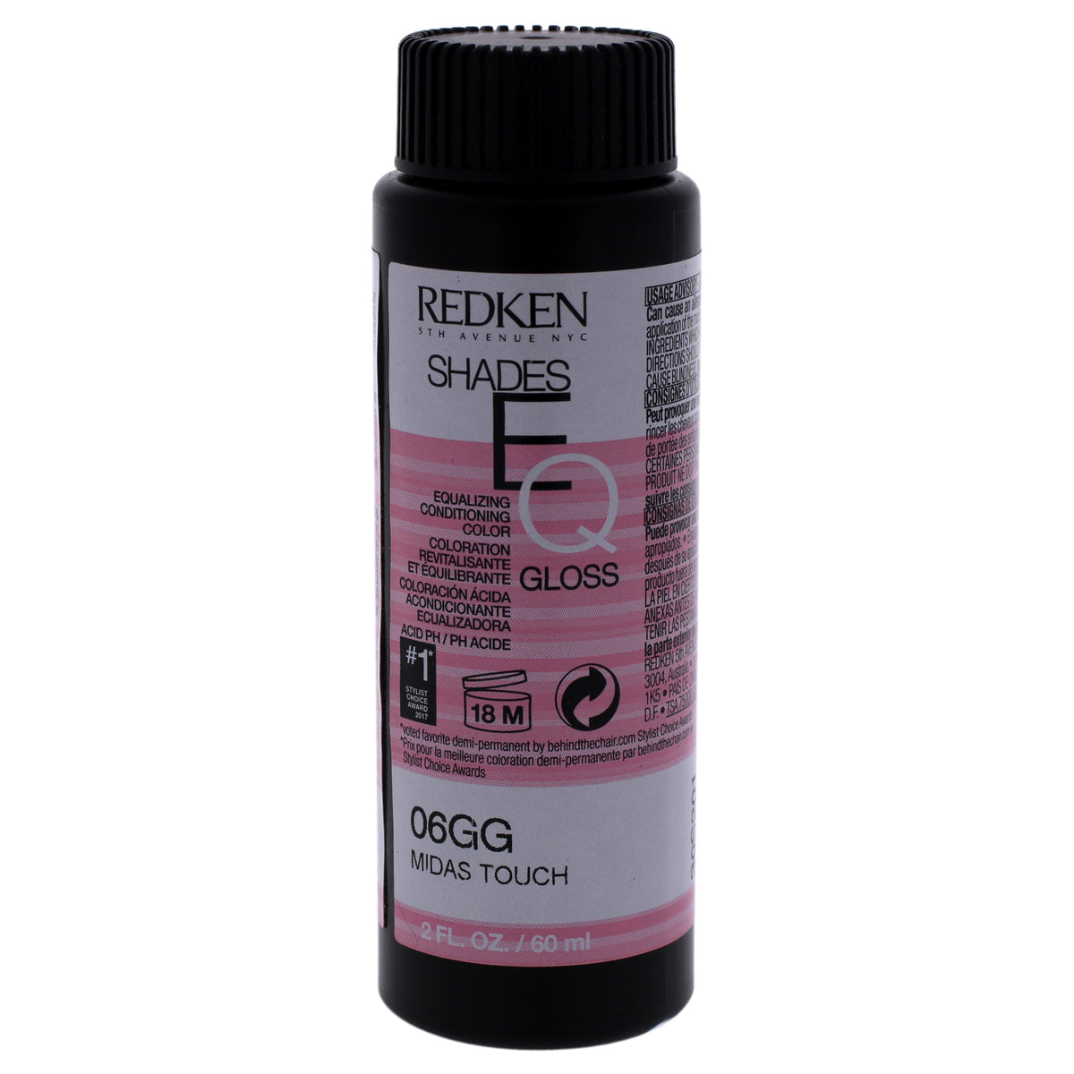 Shades EQ Color Gloss 06GG - Midas Touch by Redken for Unisex - 2 oz Hair Color