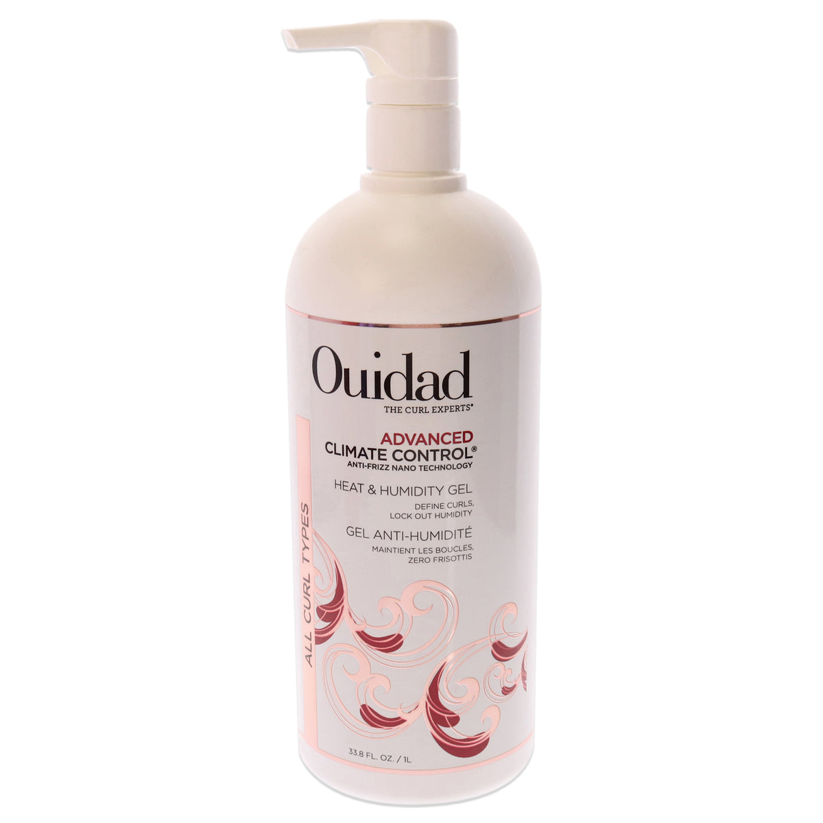 Advanced Climate Control Heat and Humidity Gel - Anti Frizz by Ouidad for Unisex - 33.8 oz Gel