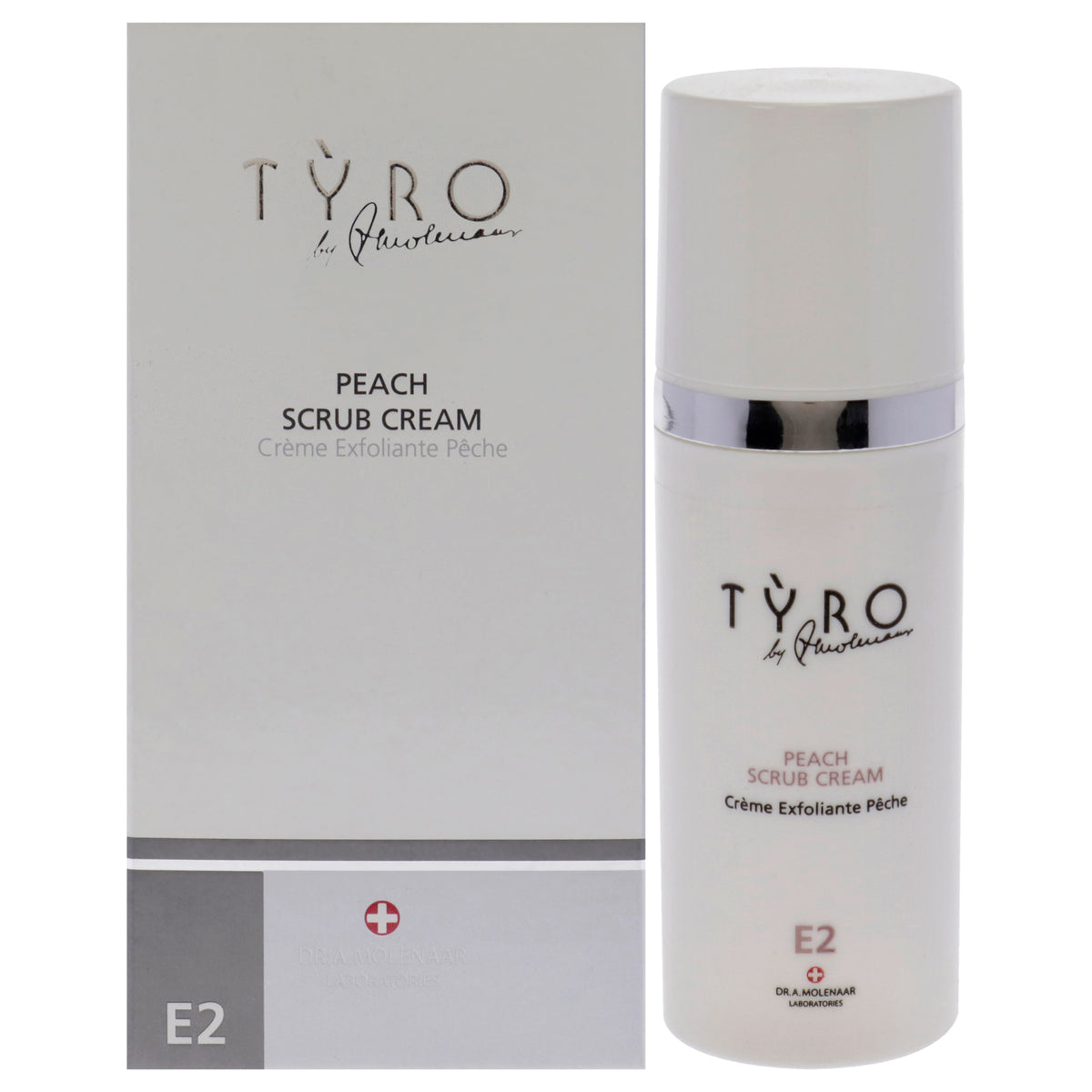 Peach Scrub Cream by Tyro for Unisex - 1.69 oz Cream