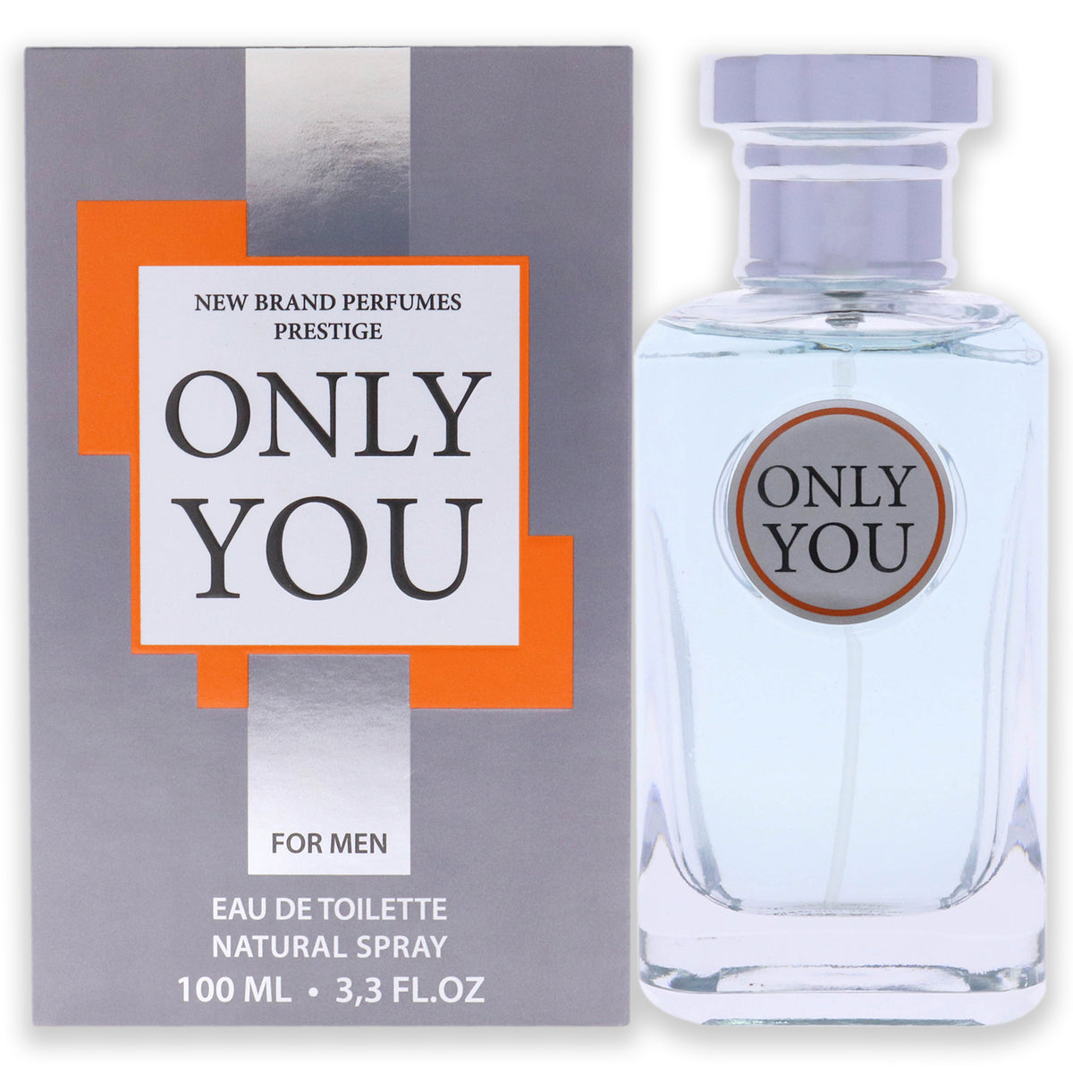 Only You by New Brand for Men - 3.3 oz EDT Spray