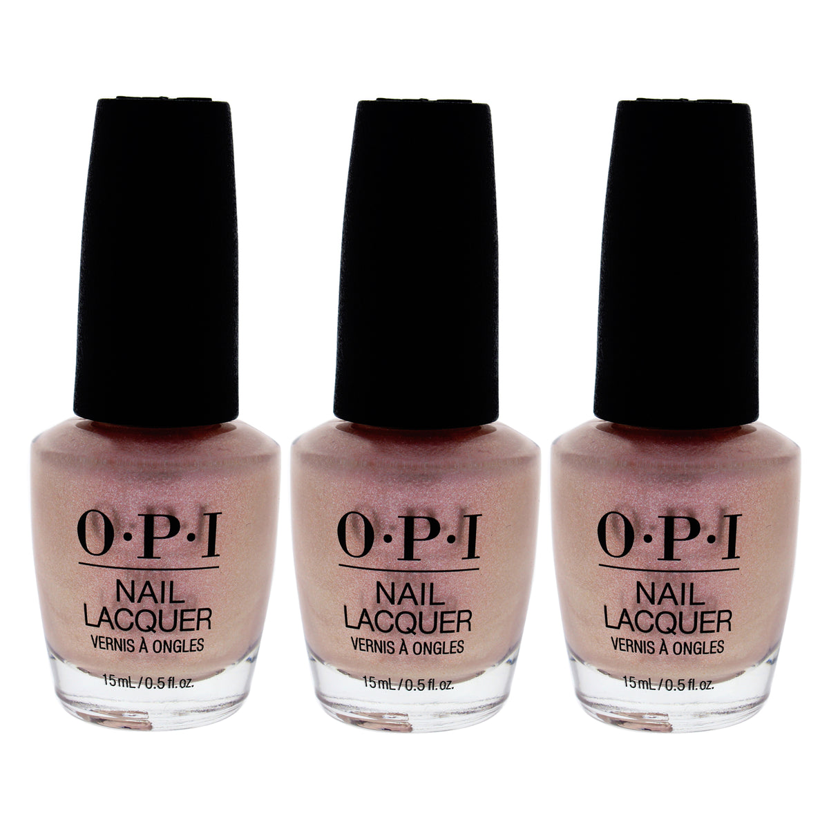 Nail Lacquer - NL SH2 Throw Me A Kiss by OPI for Women - 0.5 oz Nail Polish - Pack of 3